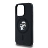 Karl Lagerfeld KLHMP15LSCMKCRHK iPhone 15 Pro 6.1 czarny/black hardcase Silicone Karl & Choupette MagSafe